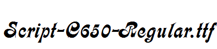 Script-C650-Regular.ttf