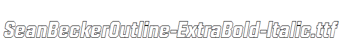 SeanBeckerOutline-ExtraBold-Italic.ttf