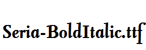 Seria-BoldItalic.ttf