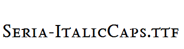 Seria-ItalicCaps.ttf