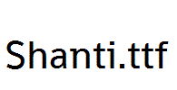 Shanti.ttf