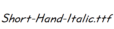 Short-Hand-Italic.ttf