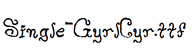 Single-GyrlCyr.ttf