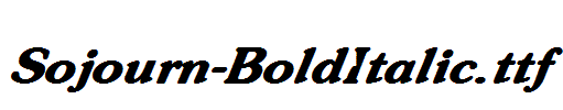 Sojourn-BoldItalic.ttf