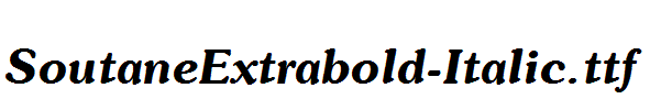 SoutaneExtrabold-Italic.ttf