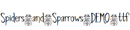 Spiders-and-Sparrows-DEMO.ttf