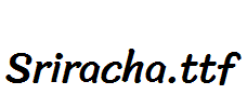 Sriracha.ttf
