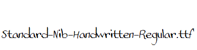 Standard-Nib-Handwritten-Regular.ttf