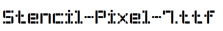 Stencil-Pixel-7.ttf