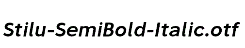 Stilu-SemiBold-Italic.otf