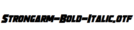 Strongarm-Bold-Italic.otf
