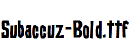Subaccuz-Bold.ttf