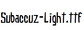 Subaccuz-Light.ttf