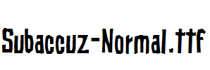 Subaccuz-Normal.ttf