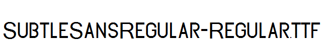 SubtleSansRegular-Regular.otf