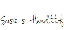 Susie-s-Hand.ttf