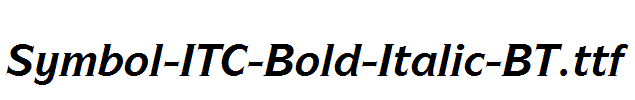 Symbol-ITC-Bold-Italic-BT.ttf