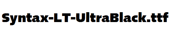 Syntax-LT-UltraBlack.ttf