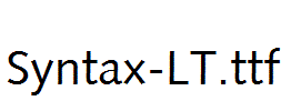 Syntax-LT.ttf