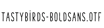 TastyBirds-BoldSans.otf