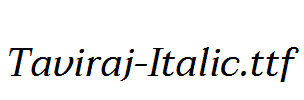 Taviraj-Italic.ttf