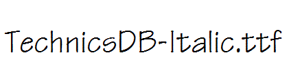 TechnicsDB-Italic.ttf