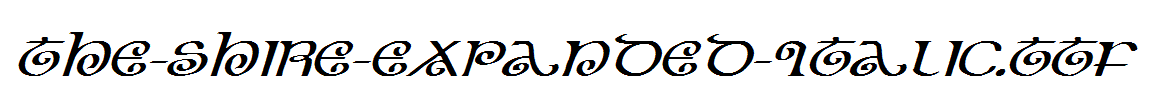 The-Shire-Expanded-Italic.ttf