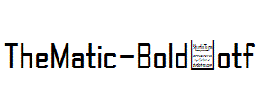 TheMatic-Bold.otf