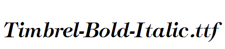Timbrel-Bold-Italic.ttf