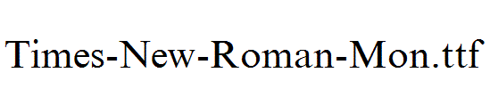 Times-New-Roman-Mon.ttf