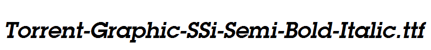 Torrent-Graphic-SSi-Semi-Bold-Italic.ttf