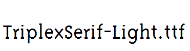 TriplexSerif-Light.ttf