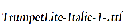 TrumpetLite-Italic-1-.ttf