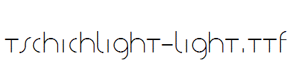 TschichLight-Light.ttf