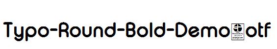 Typo-Round-Bold-Demo.otf