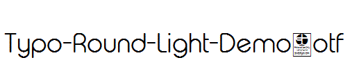 Typo-Round-Light-Demo.otf