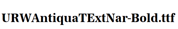 URWAntiquaTExtNar-Bold.ttf