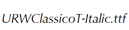 URWClassicoT-Italic.ttf