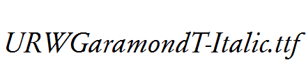 URWGaramondT-Italic.ttf