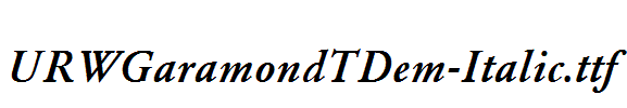 URWGaramondTDem-Italic.ttf