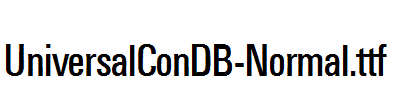 UniversalConDB-Normal.ttf