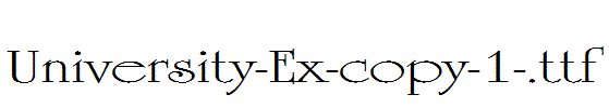 University-Ex-copy-1-.ttf