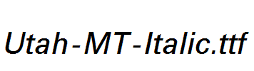 Utah-MT-Italic.ttf
