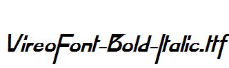 VireoFont-Bold-Italic.ttf