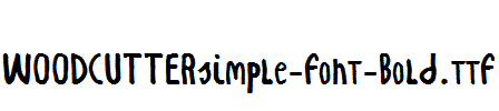 WOODCUTTERsimple-font-Bold.ttf