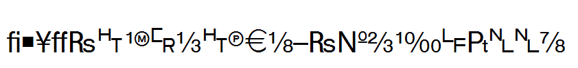 WP-TypographicSymbols.ttf