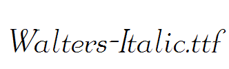 Walters-Italic.ttf