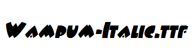 Wampum-Italic.ttf