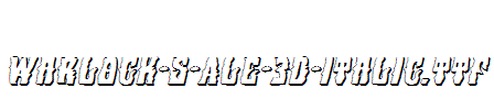 Warlock-s-Ale-3D-Italic.ttf