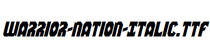 Warrior-Nation-Italic.ttf